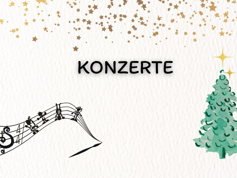Beitragsbild "Konzerte" weihnachtliche estaltung